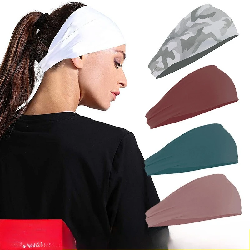 

Yoga Headband for Women Sweat Absorbent Sports Hairband for Face Washing Makeup