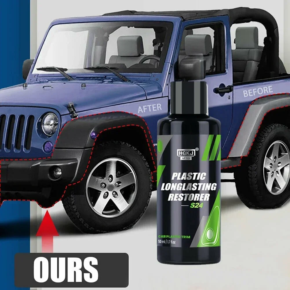 Car Maintenance Car Plastic Restorer Car Maintenance Long-lasting Cleaner Waterproof Cleaning Coating Renovator