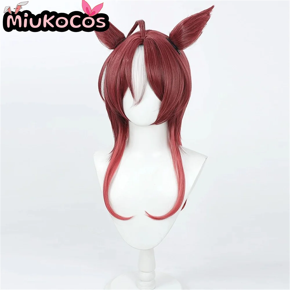 EN STOCK, perruque de cosplay arabe avec oreilles et queue MiukoCosplay Game Umamusume: joli Derby Cosplay