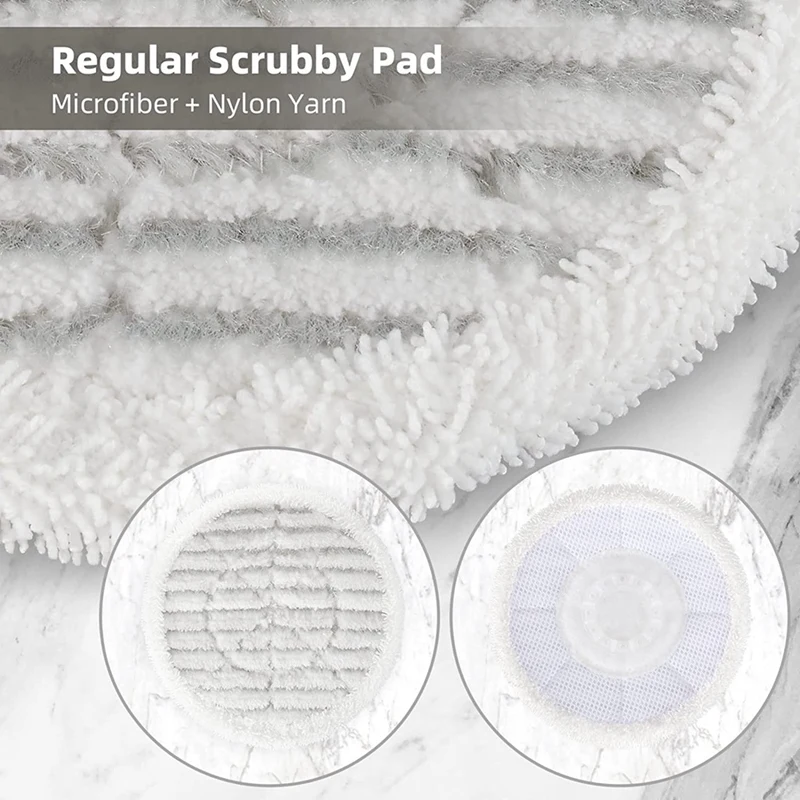 AD-Replacement Mop Pads For Shark S7000AMZ S7001 S7001TGT Steam & Scrub Scrubbing Mop,For Model XKITP7000