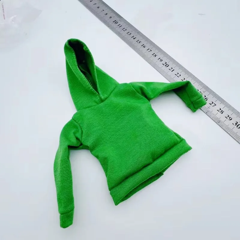 1/6 Scale Green Hoodie Female Soldier Clothes Model for 12 Inch Action Toy Figures Doll Accessories Toy