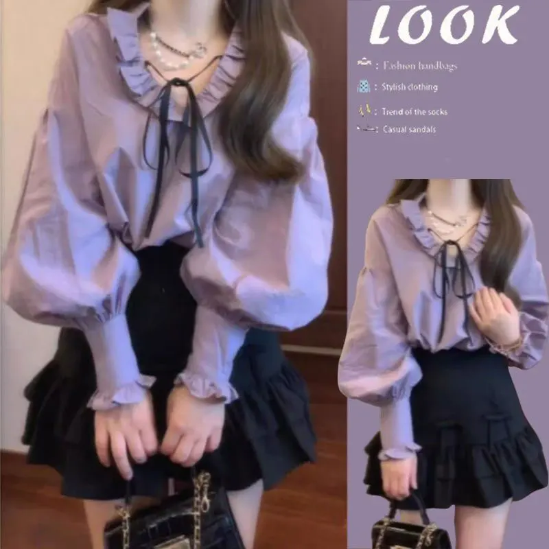 

Новинка осени: комплект из двух предметов для женщин — утягивающая юбка-пузырь и топ, модный комплект больших размеров.