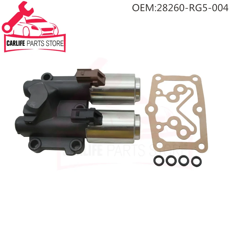 High Quality 28260-RG5-004 28260RG5004 New Transmission Dual Linear Solenoid & Gasket For Honda Civic Fit 12-13 Car Auto Parts