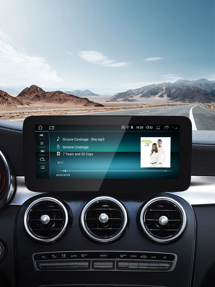 STWEI Android14 Auto Multimedia Drahtlose AUTO CarPlay 12,3 zoll Bildschirm Für Mercedes Benz V Klasse W447 GLC W205 S205 NTG5,5 Video