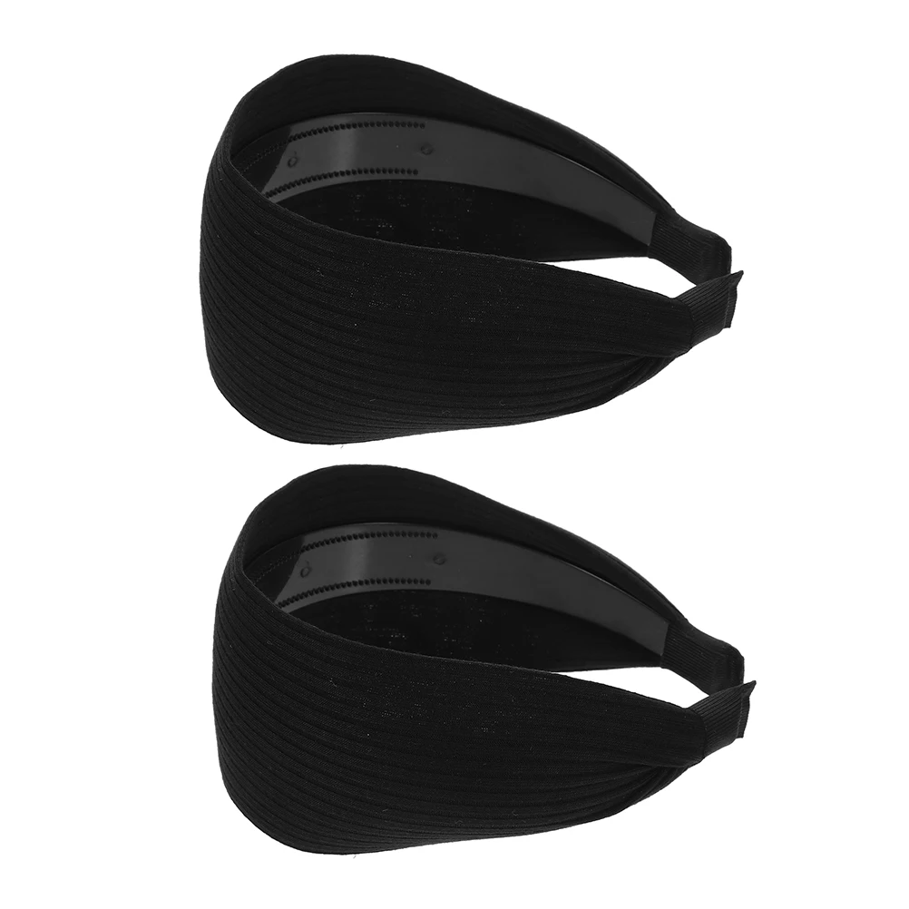 

2Pcs Anti-Slip Headband Knitted Wide Fit Women's Fashion Hairband for Daily Wear Non-Slip Hair Accessories Hairband