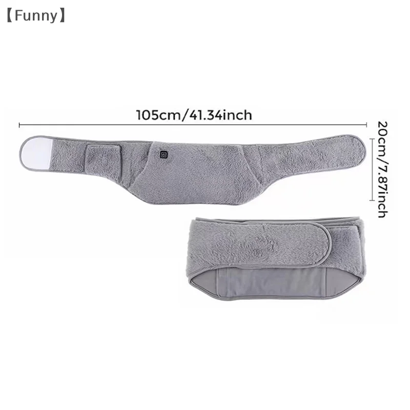 USB 전원 허리 온열 벨트, 손주머니가 있는 온열 패드, 생리통 및 관절 통증 완화를 위한 전기 온열 벨트