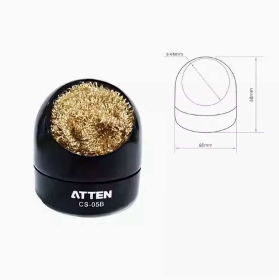 Electric soldering iron head cleaner, rosin cleaning ball, soft silicone tin slag box, tin sponge welding, tin suction device