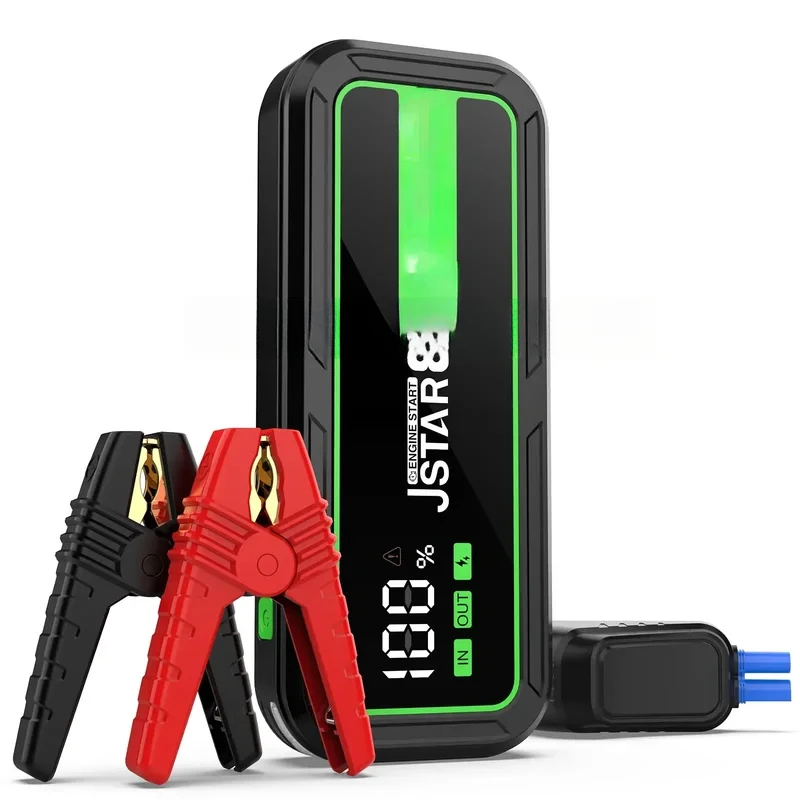 Car Booster Portable Jump Starter Power Bank 3000A Current LED Light Jumpstart Starting Device Factory