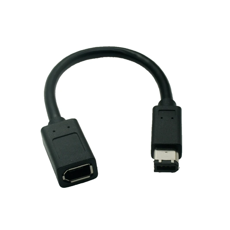 IEEE 1394 Cable 1394 6Pin Female To 1394b 6Pin Male Firewire 400 To 400 Cable 20cm 0.2M