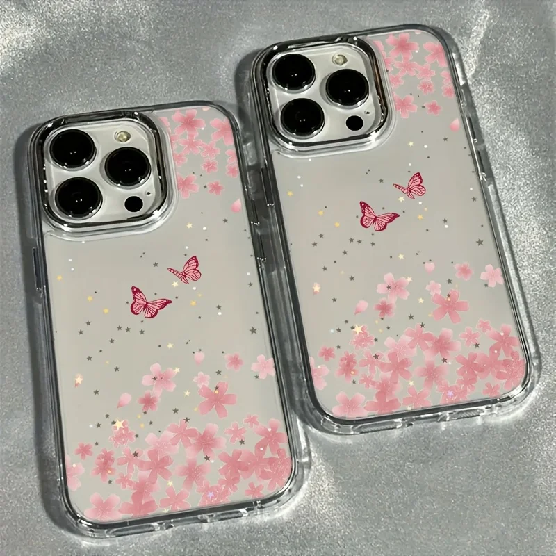 Bumper Phone Case For Samsung Galaxy S25 S23 S26 S24 Ultra Plus A57 A56 A55 A37 A07 A06 A17 Anti-fall Watercolor Butterfly Cover