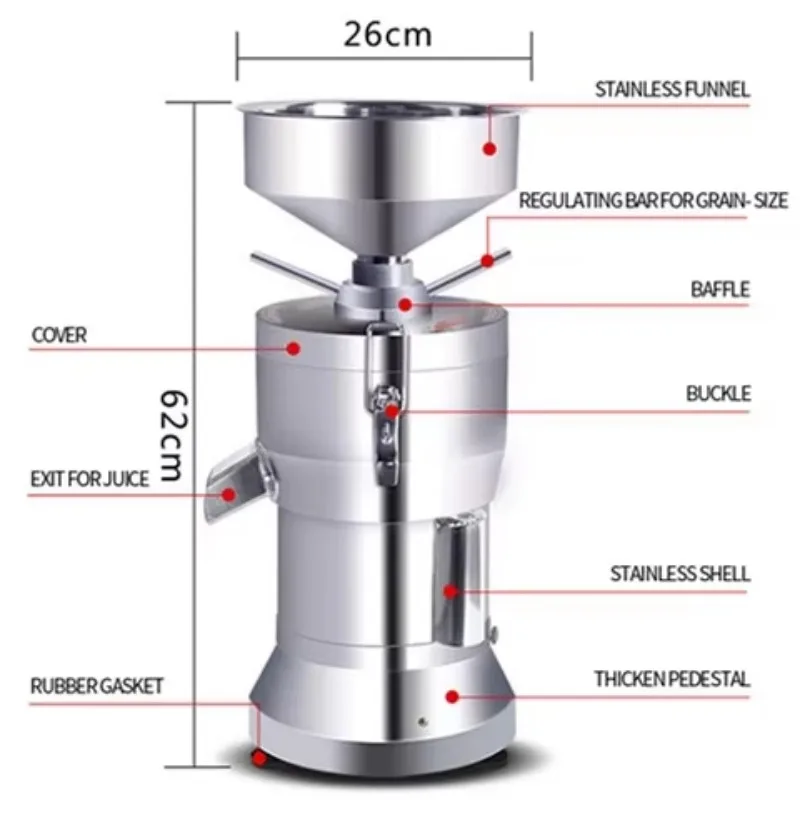 Popular Design Extractor Milk Making Soybean Machine