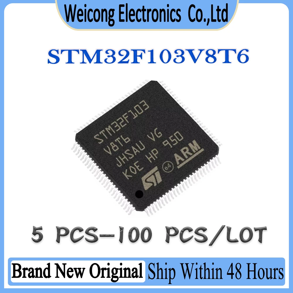 STM32F103V8T6 STM32F103V8T STM32F103V8 STM32F103V STM32F103 STM32F STM32 STM IC MCU Chip LQFP-100