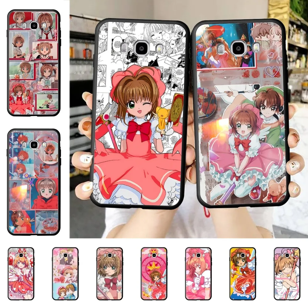 Cartoon Card Captor Sakura Anime Phone Case For Samsung J 7 plus 7core J7 neo J6 plus prime J6 J4 J5 Mobile Cover