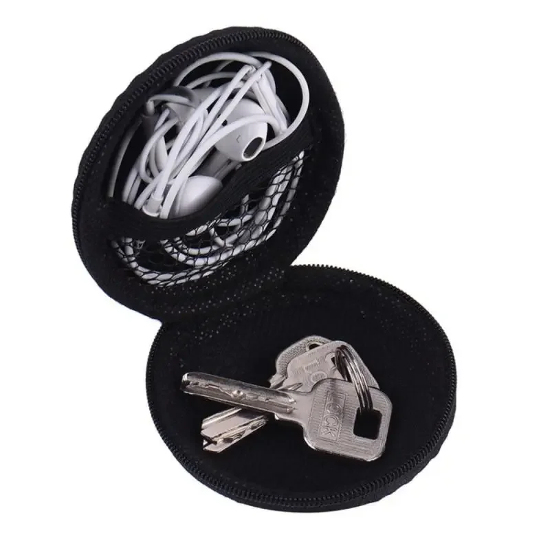 العالمي إيفا سماعة حقيبة التخزين سماعات حالة البيضاوي حمل حقيبة لينة قذيفة لسماعة رأس سلكية آي بود بطاقات الذاكرة في الهواء الطلق