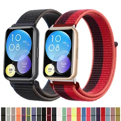 Band For Huawei Watch Fit 2 Strap Smart watch Accessories Replacement Wristband nylon Bracelet Correa Huawei Watch fit2 strap