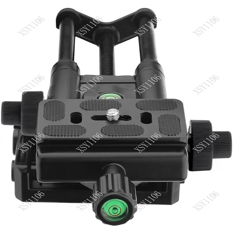 4-Way Adjustments Macro Focusing Rail Slider - Arca-Type Quick Release for Close-up Tilt-shift Work