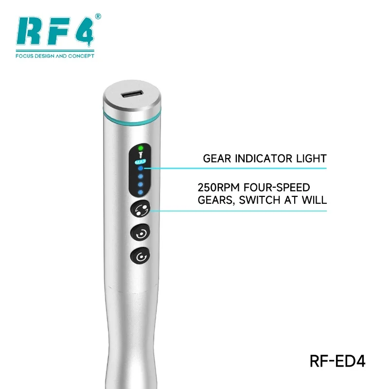 RF4 RF-ED4 Electric Screwdriver Set Adjustable Recharging Precision Screwdriver with 42 Bit for Mobile Phones Disassembly Tools