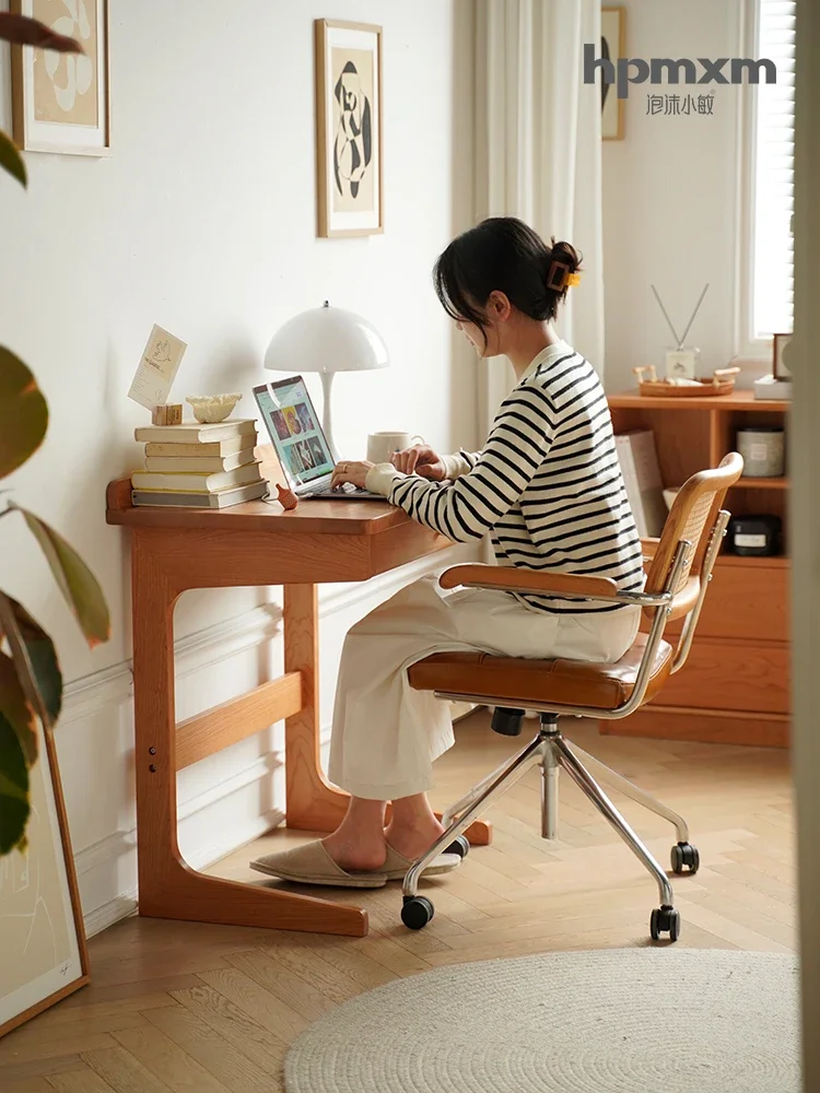 

TLL Furniture Nordic Solid Wood Desk Cherrywood Computer Desk