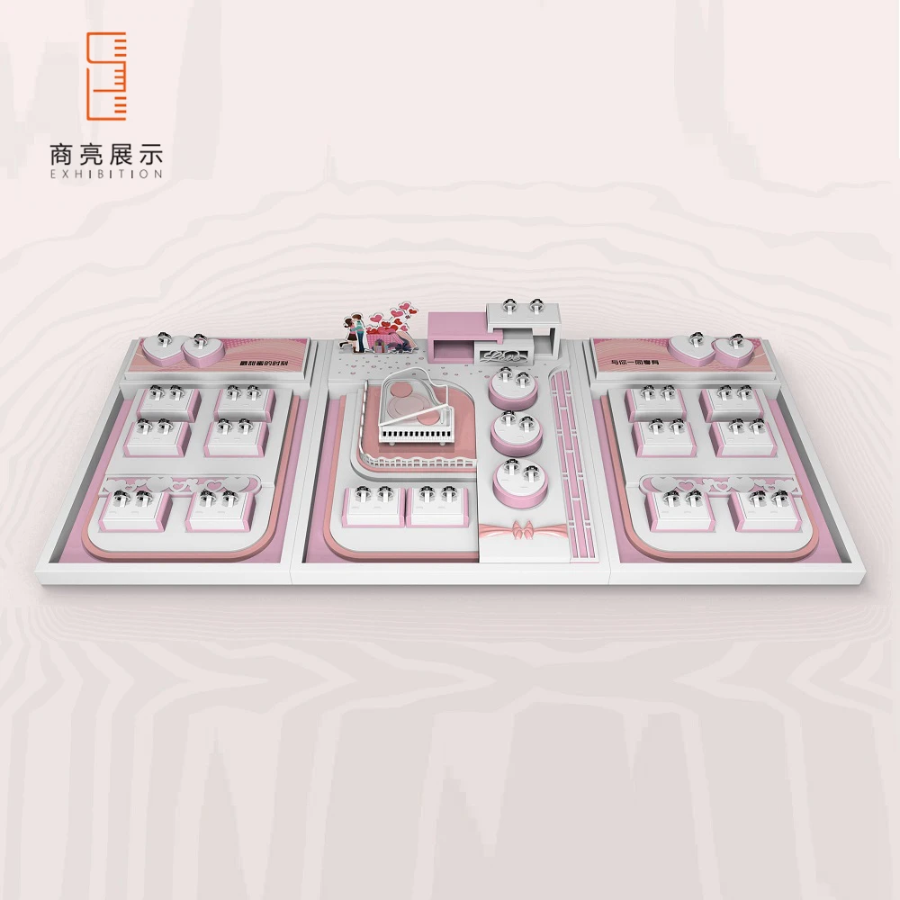 

Custom Wholesale Velvet Wooden Leather Luxury Jewellery Display Stand