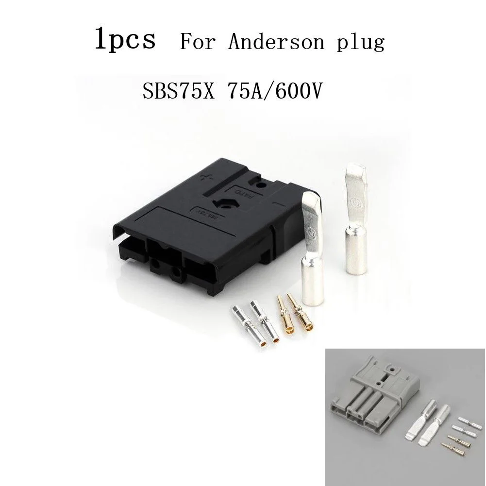 1Pc Two-pole Connector 600V 75A SBS75 For Plug Lithium Battery Connector With Kit For Electric Equipment Accessories