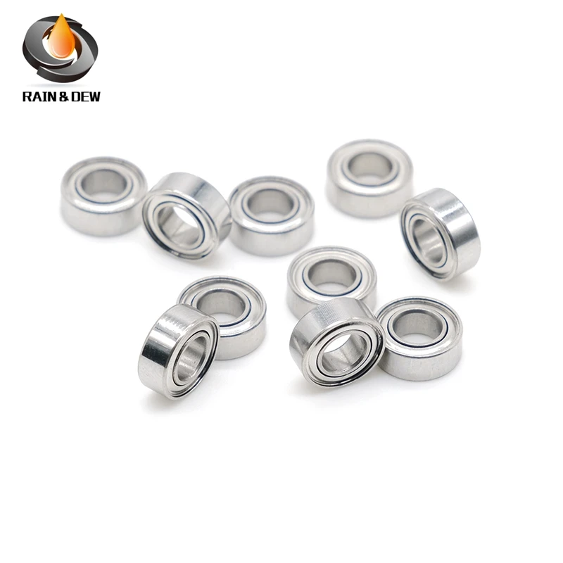 10pcs SMR84 ZZ SMR84ZZ L-840ZZ P5 ABEC7 440C stainless steel deep groove ball bearing 4x8x3 mm miniature bearing