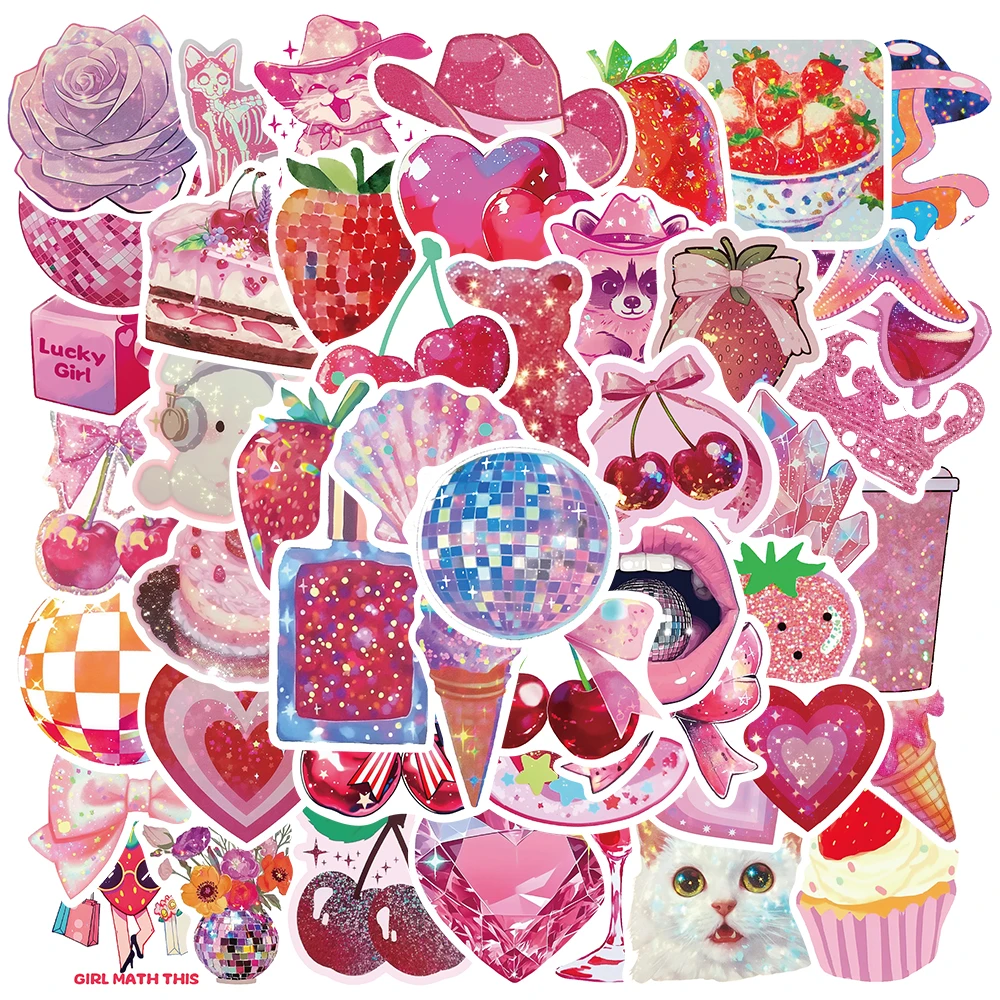 �y�Z�[�����z50������ ���[�Y�s���N �y�����X�e�b�J�[ DIY �d�b�P�[�X �m�[�g�p�\�R�� ���� �R���s���[�^�[ �������� �X�e�b�J�[