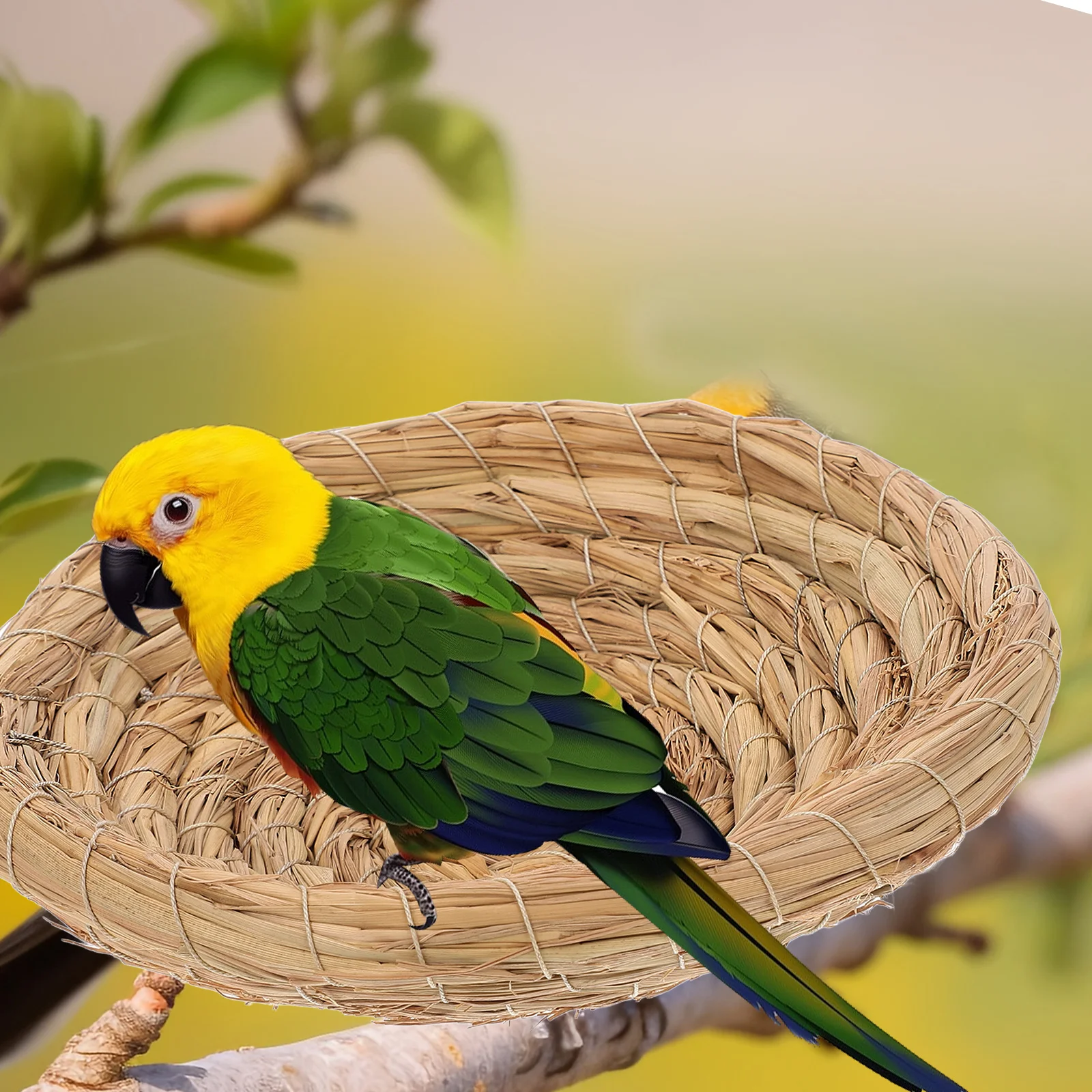 

bird nest Straw Bird Nest straw nest artificial bird nest Parrot Nest