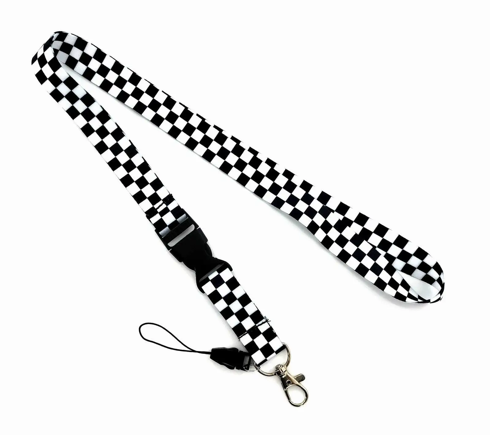 Fotografia 6: Cordão de pescoço com desenho de nota musical e chaveiro, suporte destacável para crachá e celular, acessórios para telefone ﻿