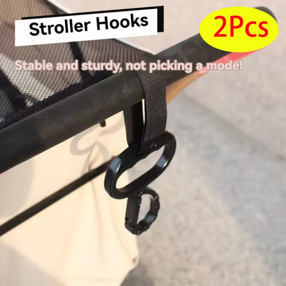 

2Pcs Outdoor Motorcycle Hook, Front Universal Baby Stroller Hook, Bicycle Hook, Helmet, Universal Buckle for Delivery Services.