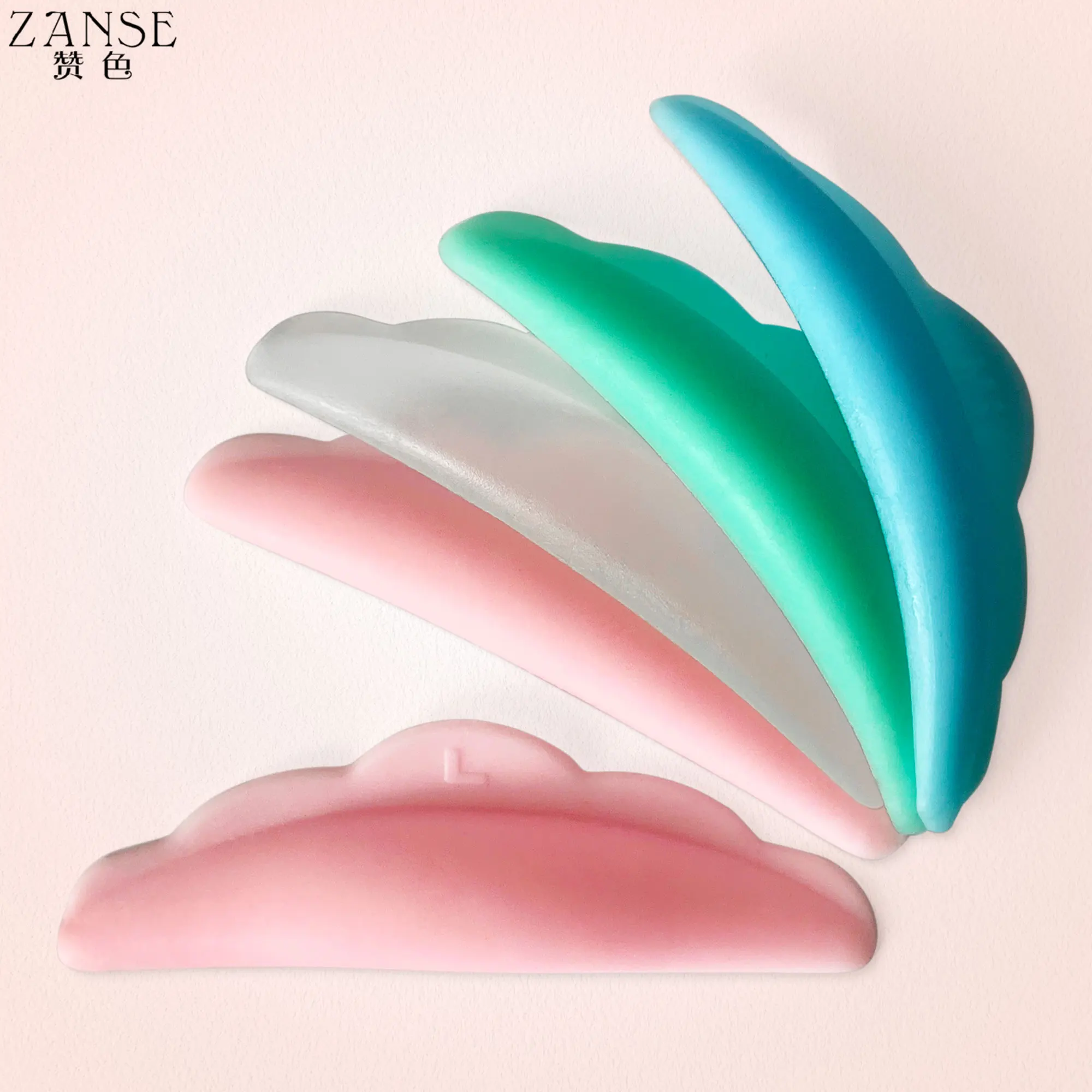 5Pairs Silicone Eyelash Perm Pad Colorful Recycling Lashes Rods Shield Lifting 3D Eyelash Curler Accessories Applicator Tools