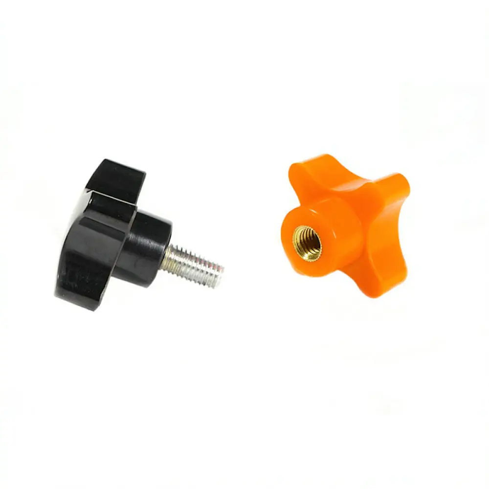 Industrial Cross Shape Knob Bakelite Handwheel Tightening Handle Machine Equipment Adjustment Component Fastener Hardware Tool