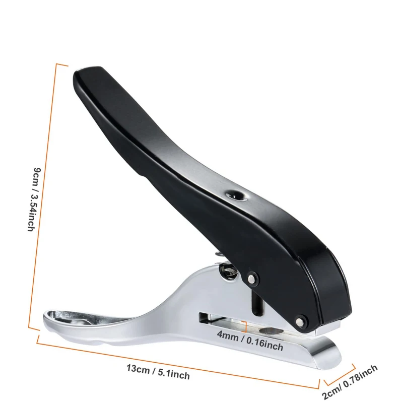 3Mm/6Mm/8Mm/10Mm Vòng Tròn Bấm Lỗ Giấy Đục Lỗ Tay Tròn đĩa Đơn Bấm Lỗ Cho Thẻ Căn Cước Nhựa PVC Thẻ Huy Hiệu Hình Ảnh