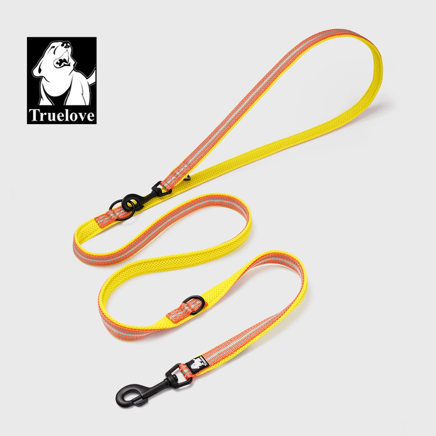Truelove Adjustable Reflective Dog Lead 7 In 1 Multi-function Leash_voghion.com