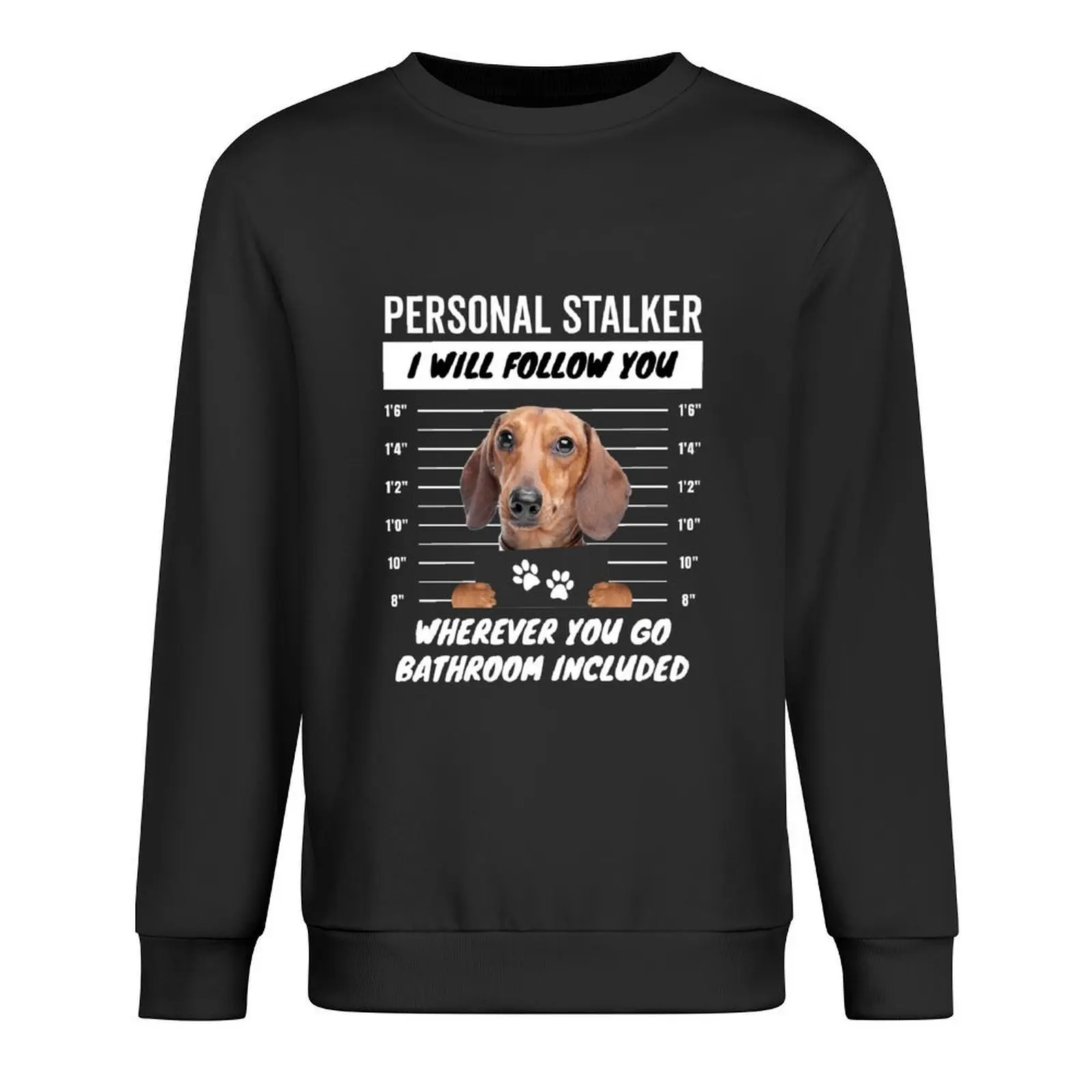 Personal Stalker Dotson Dog – Dachshund Pullover winter clothes autumn jacket men men clothes sweatshirts