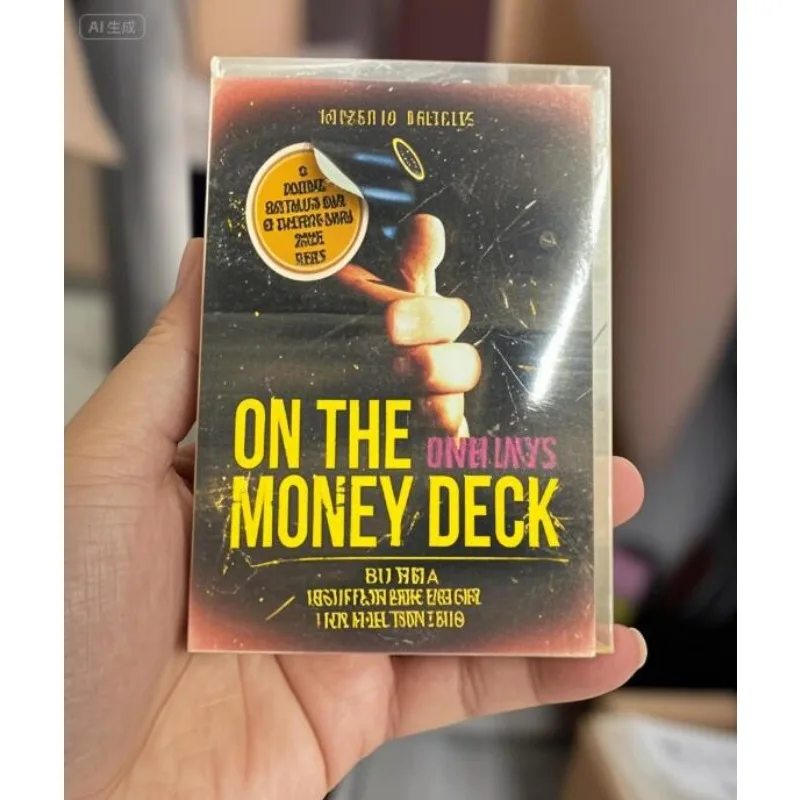 ‌Gavin James On the Money Card Trick - Professional Close-Up Magic Illusion Gimmick with Tutorial, Magician's Prop Accessory