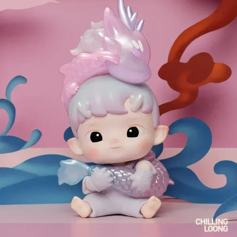 

POP MART Loong Treasure Series Blind Box Toys Kawaii Anime Action Figure Caixa Caja Surprise Mystery Box Dolls Girls Gift