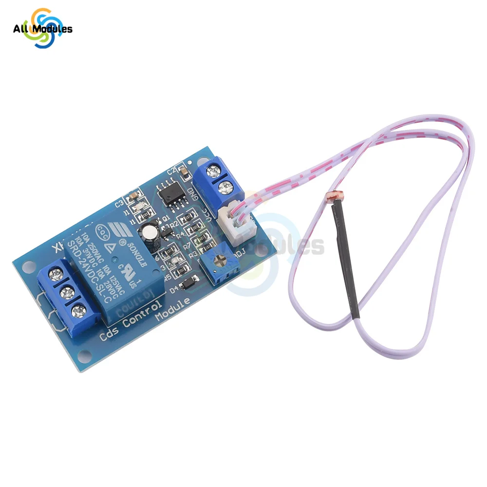 XH-M131 DC 5V 12V 24V 10A Light Control Switch Photoresistor Relay Module Detection Sensor brightness Automatic Control Module