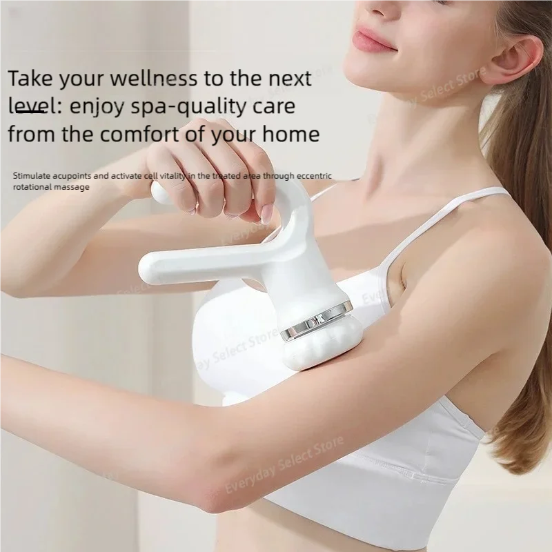 Mini 4 In 1 Fascia Gun Wireless Massage Gun Muscle Relaxation Massage Equipment Neck Membrane Cervical Spine Massage Instrument