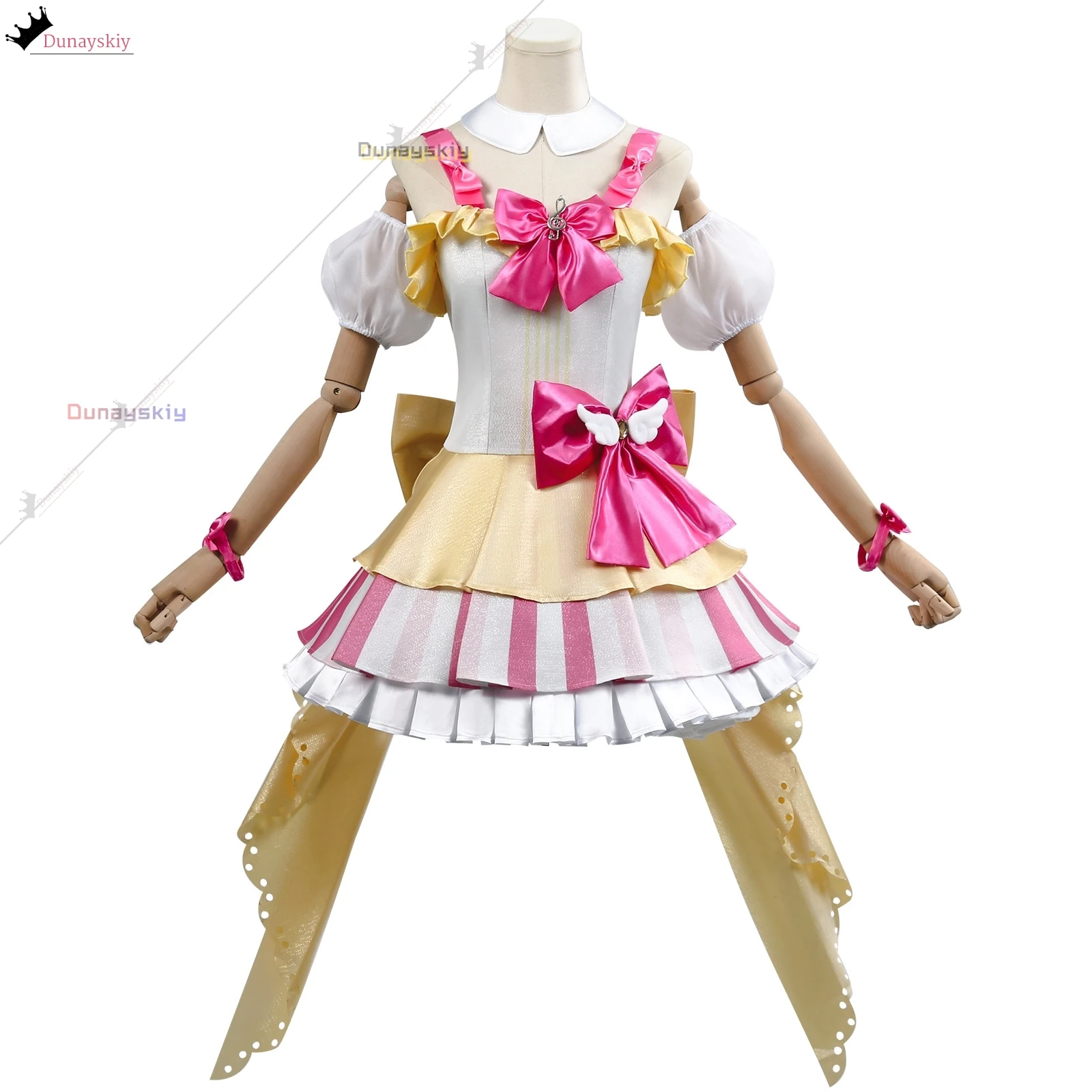 Manaka Laala Cosplay Anime Pripara Costume Sweet Gorgeous Uniform Dress Women Halloween Carnival Role Play Clothing