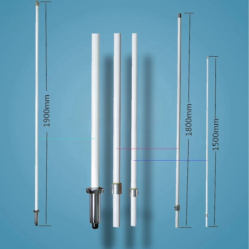 SDDiamond X510M Three Section 144/430MHz Dual Band Vhf Uhf Omni Fiberglass Base Station Antenna