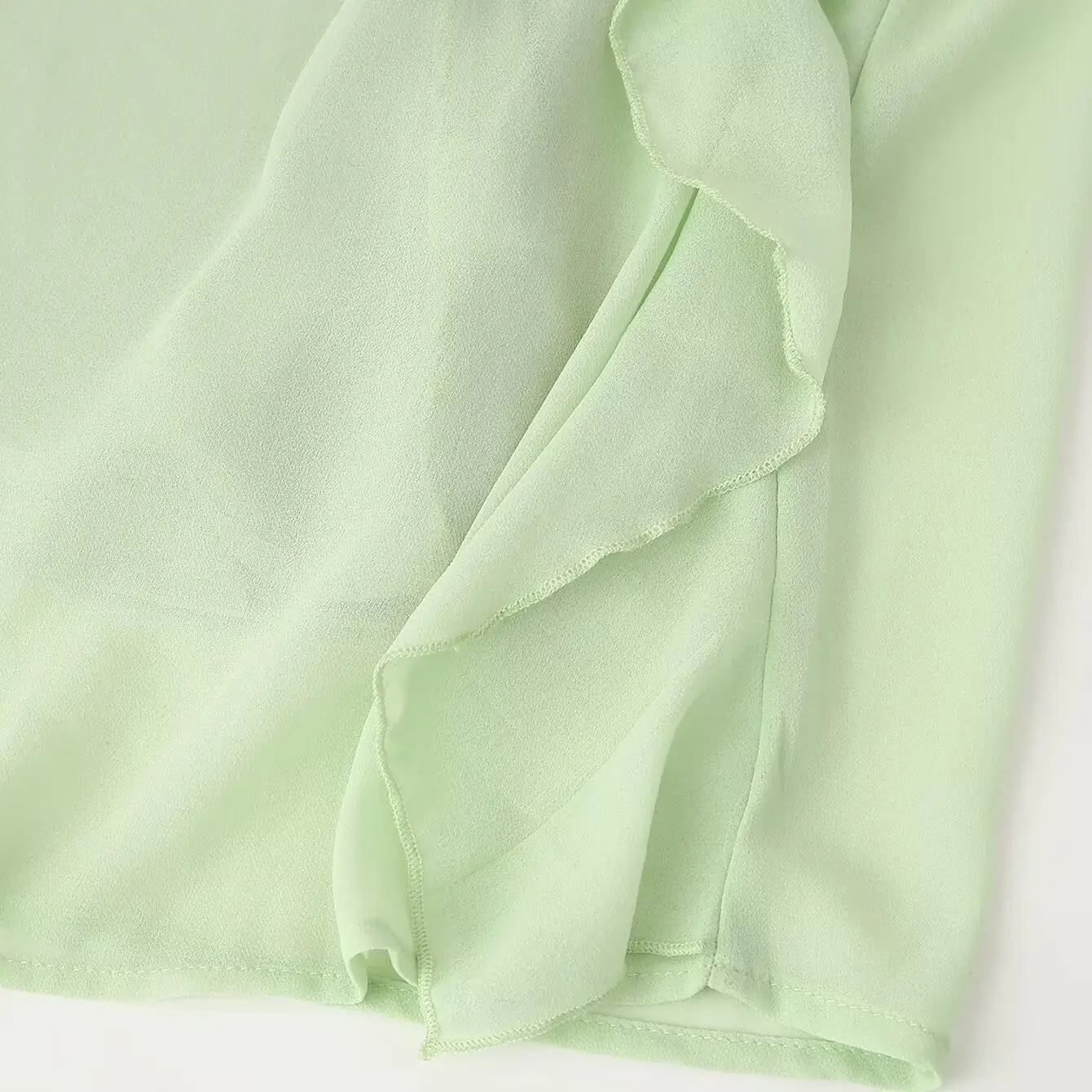 Vestido Faionável com Camadas e Babados JNLEAOG, Saia de Cintura Alta para Mulheres, Manga Longa, Decote Redondo, Casual pa...