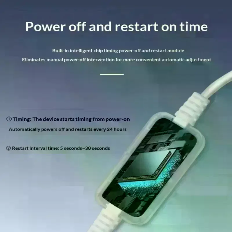1Pc Timing 24H Automatic Power Off Reset Line DC 5V-15V 5.5x2.1mm Router Rebooter WiFi Reset Router Timing Restart Module Auto