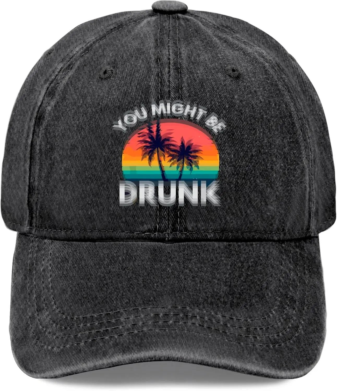 

Funny Drinking Humor You Might Be Drunk Beach Baseball Hats for Men's Quick Dry Cap