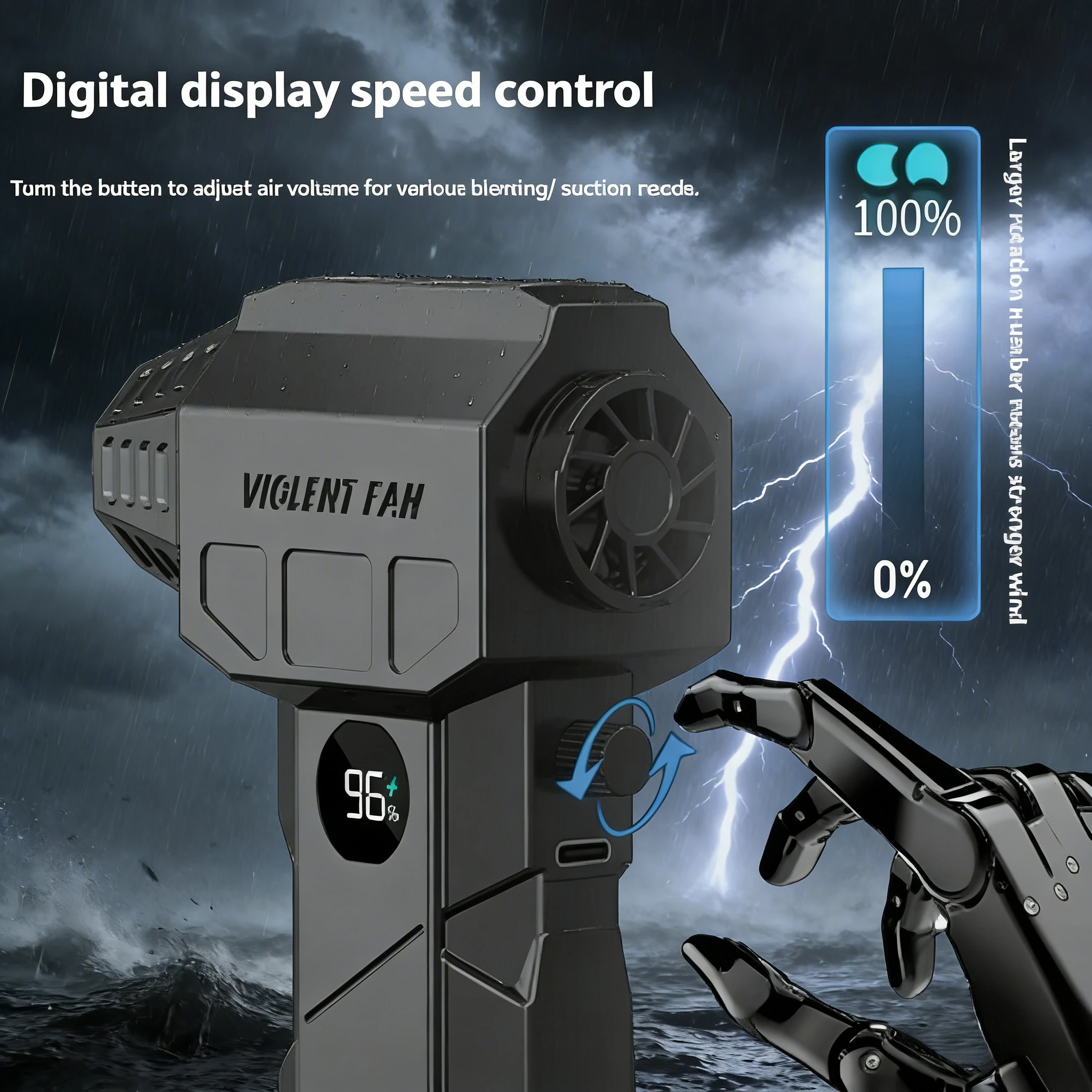 

X5 MAX 550000RPM TurboMax – 75m/s Brushless Fan | 10000mAh Powerful Air Blower