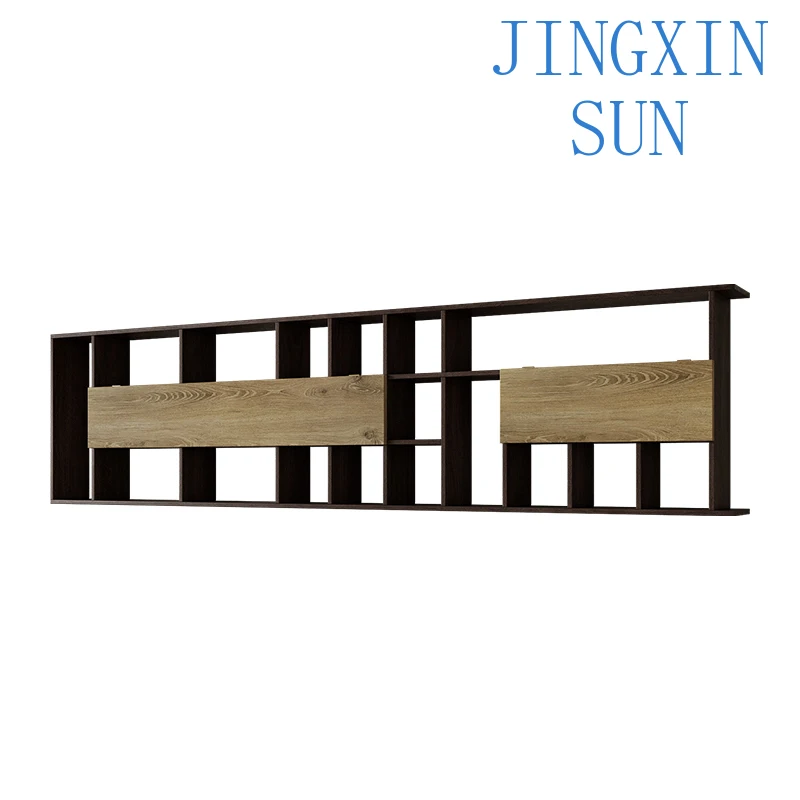 Teacup holder solid wood new Chinese style Duobaoge wall-mounted tea display cabinet storage