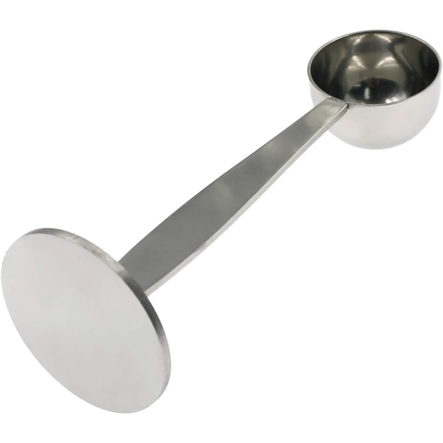 2-in-1 Coffee Scoop Stainless Steel Measuring and Tamping Coffee Spoon(15ml)-1pc