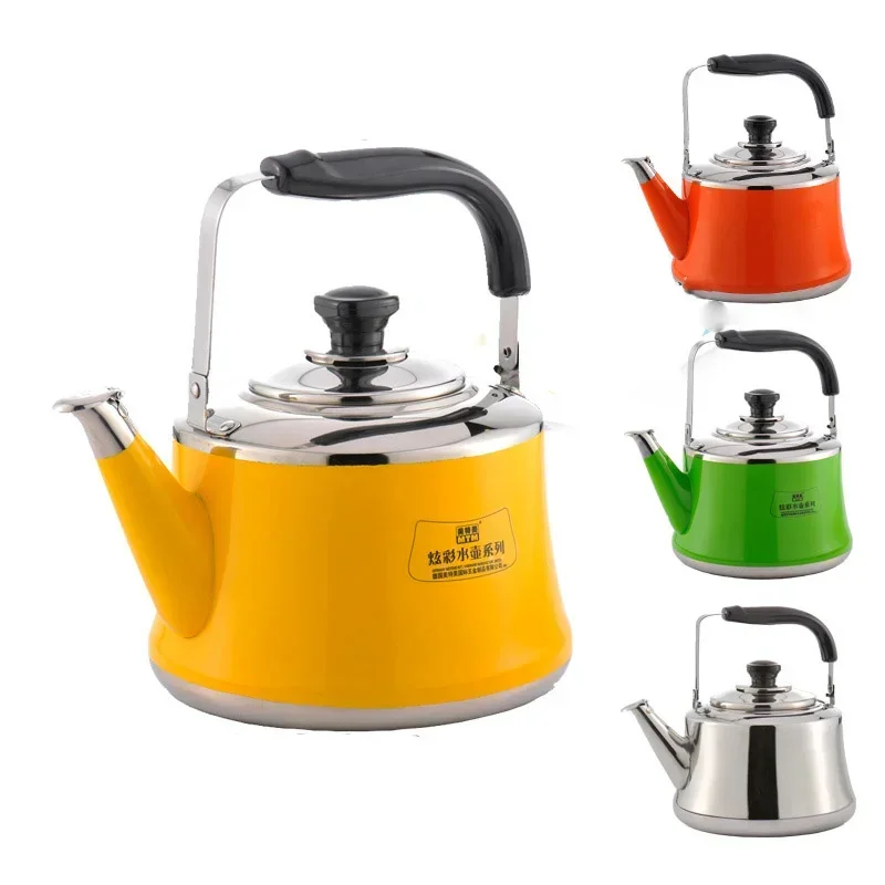 

Stainless Steel Kettle Color Kettle Extra Thick 304 Stainless Steel Gas Gas 3-7L / Kettle Electric Whistling