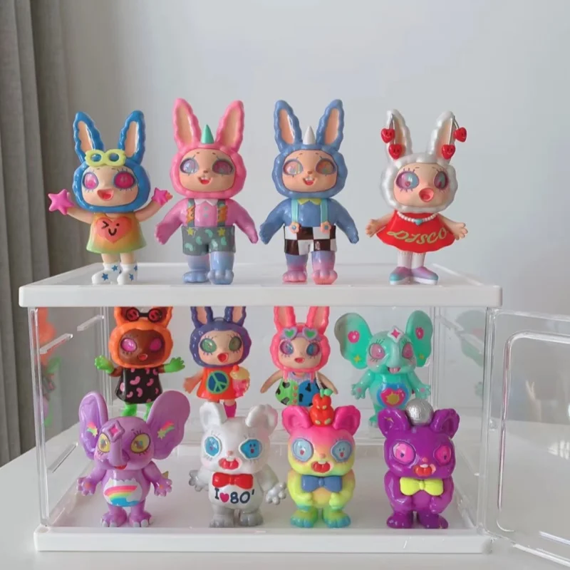 

New Agan Electronic Music Party Series Anime Action Figure Guess Bag Ornament Figurines Home Decor Desktop Doll Model Girls Gift