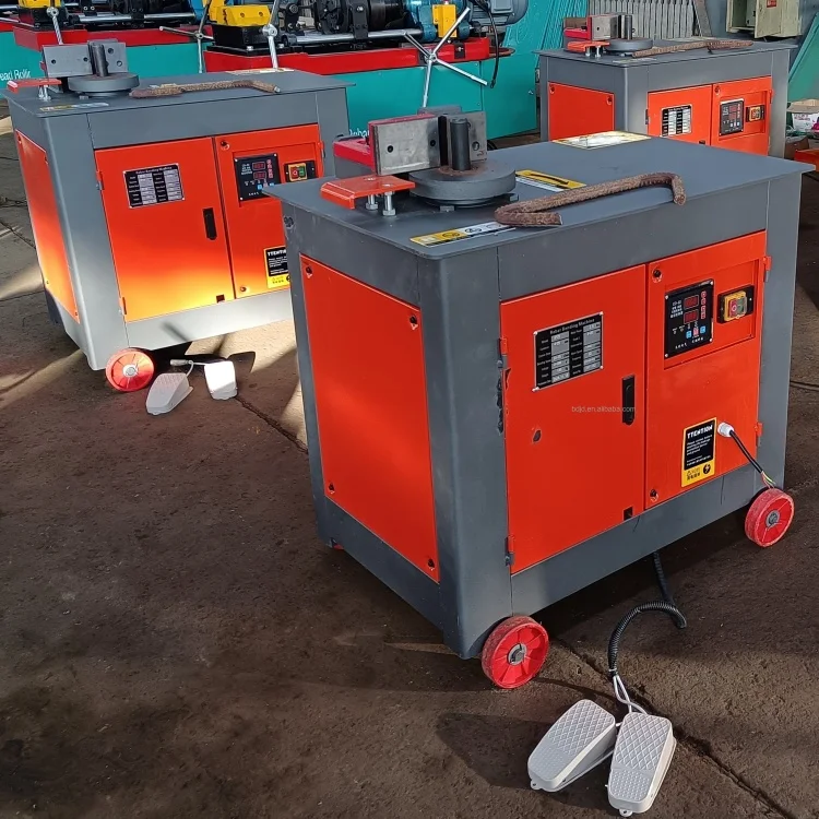Factory Direct Sale Reinforcing Steel Bar Arc Reabr Bender Steel Bar Rebar Bending Hoop Machine Hoop Steel Bending Machine