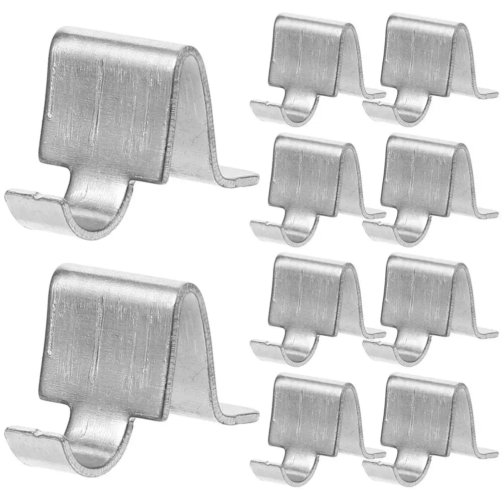 10 Pcs Adjustable File Cabinet Accessories Rack Shelf Clips for Metal Shelving Thicken Supports